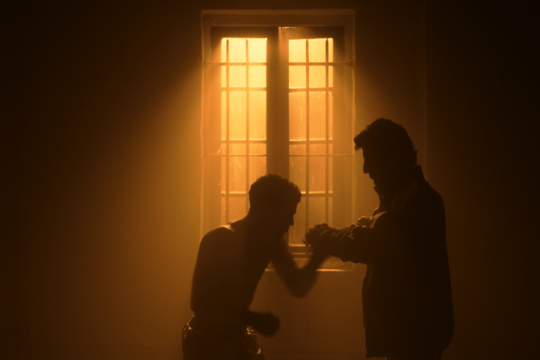 Artistic color grading setup placeholder